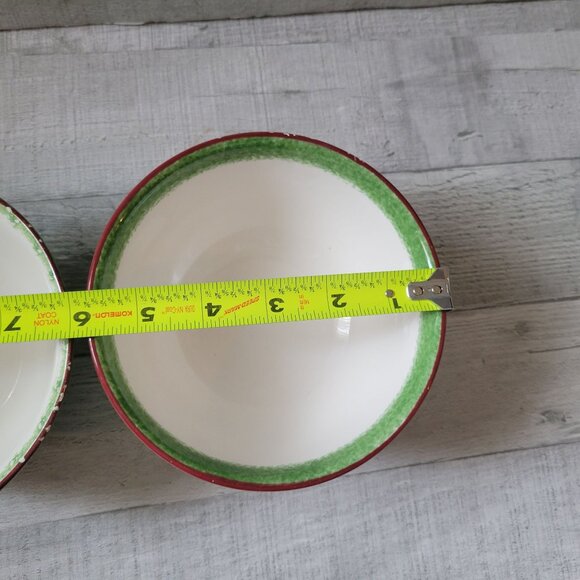 The Cellar Holiday Cabin Ceramic Bowls Set Of 2 - Picture 10 of 11